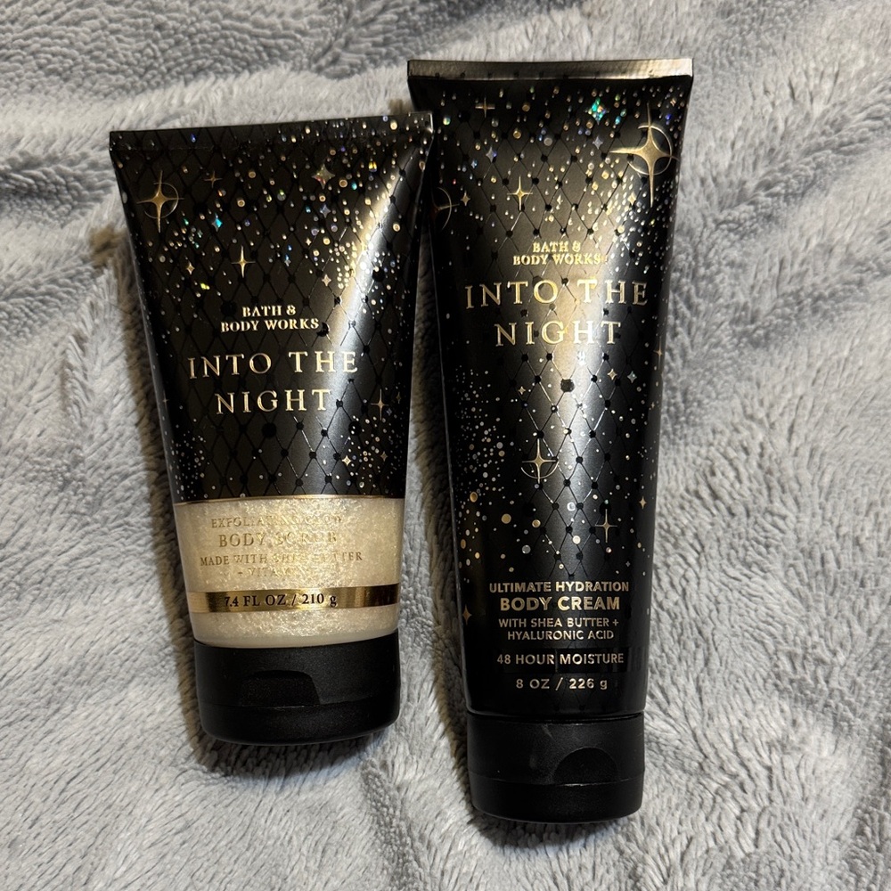 Bath & Body Works Into the Night Body Body Scrub and Body Cream Set